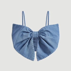 Belle Noeud Denim Top