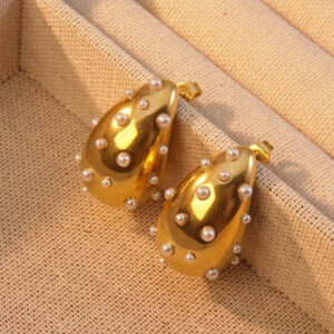 Lustre Teardrop Earrings