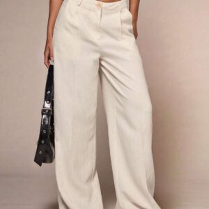 The Solene Linen Trousers