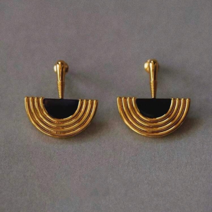 The Nefara Noir Earrings