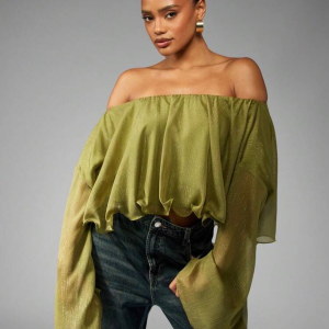 The Veridian Veil Blouse