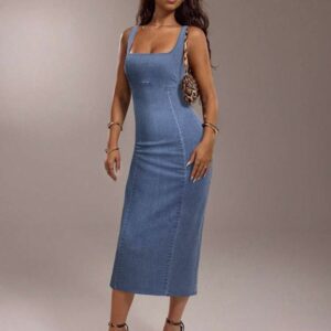 The Marvelle Denim Midi